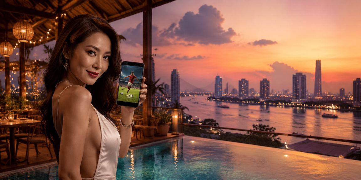 Người dùng xem bóng đá và đặt cược trên điện thoại tại Sài Gòn